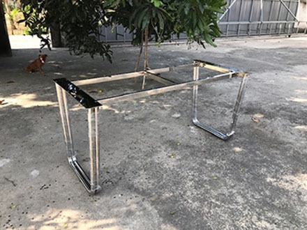 Chân Bàn inox bóng (SUS 304)